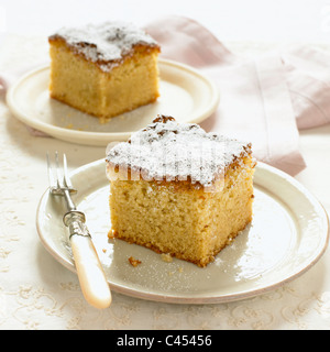 Torta di semolino, close-up Foto Stock