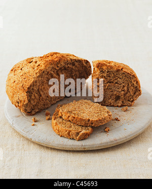 Irish soda pane, close-up Foto Stock