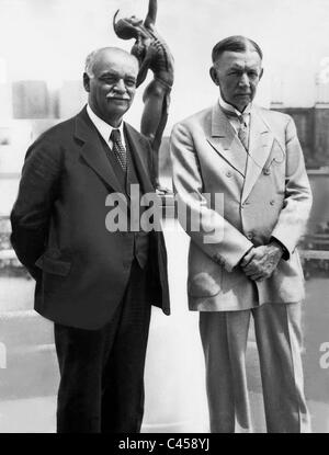 Charles Dawes e Charles Curtis, 1933 Foto Stock