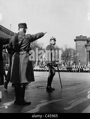 Reich Presidente Paul von Hindenburg, 1933 Foto Stock