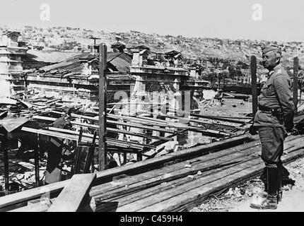 Erich von Manstein a Sebastopoli, 1942 Foto Stock