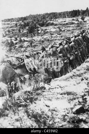 Battaglia per i Dardanelli 1915 Foto Stock