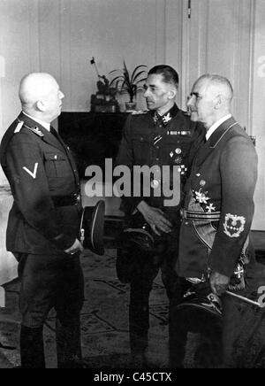 Hans Heinrich Lammers, Karl Hermann Frank, Wilhelm Frick Foto Stock