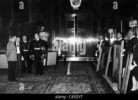 Hitler il compleanno 1938 Foto Stock