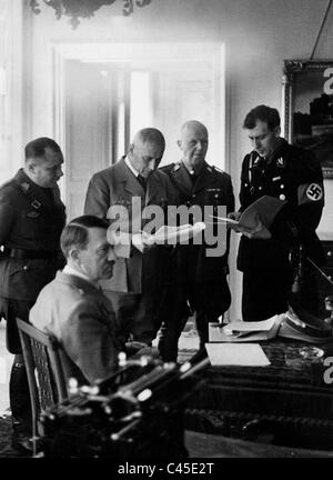 Hitler in Praga, 1939 Foto Stock