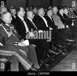 Notabili alla 'Day della Air Force', 1938 Foto Stock