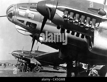 Bombardieri della Legione Condor durante la Guerra Civile Spagnola, 1939 Foto Stock