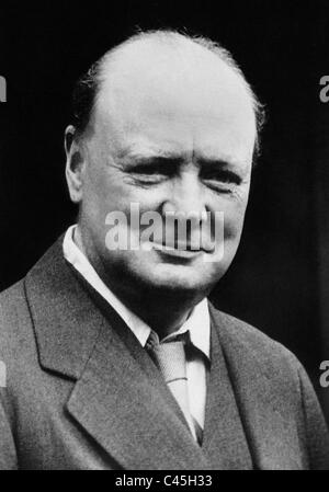 Winston Churchill, 1932 Foto Stock