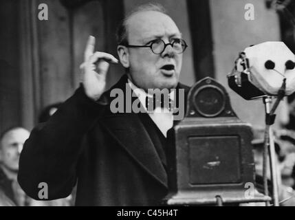 Winston Churchill, 1939 Foto Stock