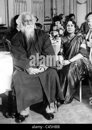 Rabindranath Tagore a Londra, 1931 Foto Stock