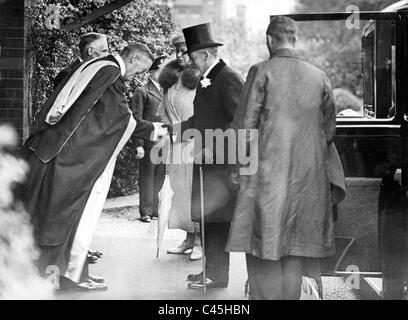 Re Giorgio V, Queen Mary e Joseph Austen Chamberlain, 1935 Foto Stock