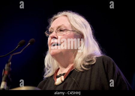 Gillian Clarke poeta nazionale del Galles nella foto a Hay Festival 2011 Foto Stock