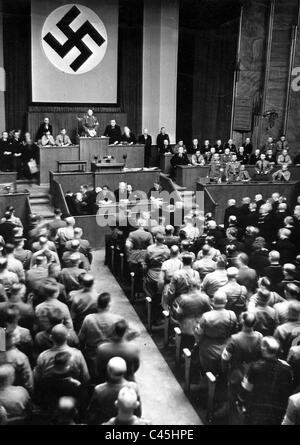 Apertura del Reichstag il 21 marzo 1933 Foto Stock