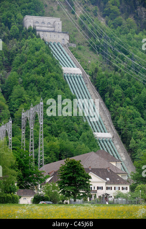 Centrale idroelettrica di Walchensee, Baviera, Germania Foto Stock