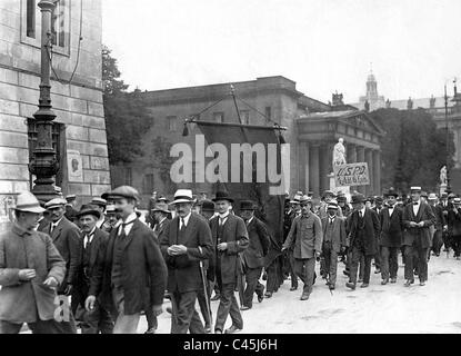 Dimostrazione della USPD a Berlino, 1919 Foto Stock