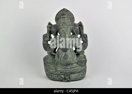 Idolo di dio indù Ganesha ganapathy ganapati divinità testa di elefante Foto Stock