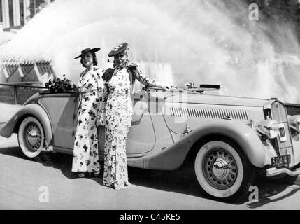 Le donne della moda da 1938 Foto Stock