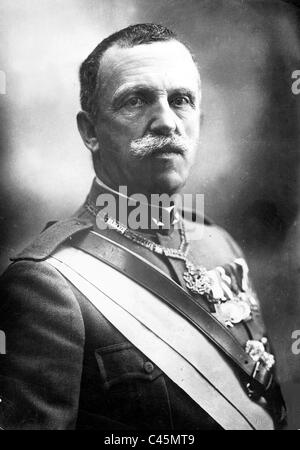 Victor Emmanuel III di Italia Foto Stock