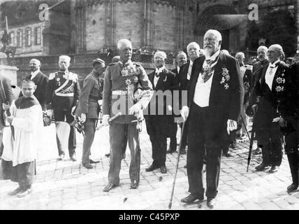 Rupprecht di Baviera e Ferdinando di Bulgaria, 1924 Foto Stock