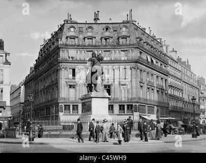 Place des Victoires a Parigi Foto Stock