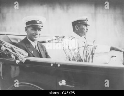 Wolfgang von Gronau e Admiral Sato, 1932 Foto Stock