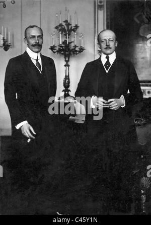 Il principe zu Wied e Conte Leopoldo Berchtold, 1914 Foto Stock