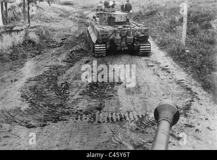 Tiger tedesco serbatoio durante la battaglia di Kursk, 1943 Foto Stock