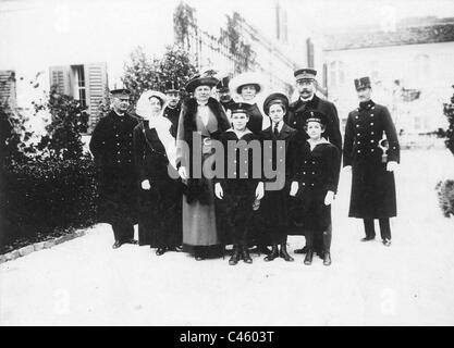 Arciduca Francesco Ferdinando e la sua famiglia, 1913 Foto Stock