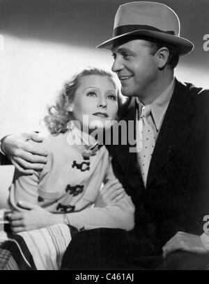 Lilian Harvey e Willy Fritsch in "figli della fortuna", 1936 Foto Stock