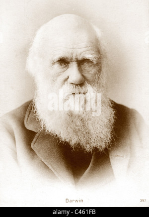 Charles Darwin Foto Stock