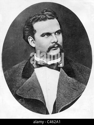 Re Ludwig II di Baviera Foto Stock