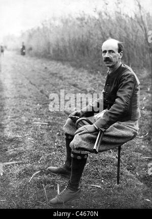 Conte Stefano Bethlen su un viaggio di caccia, 1927 Foto Stock