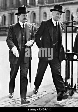 Duff Cooper e Sir Harold Brown, 1938 Foto Stock