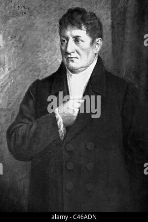 Johann Gottlieb Fichte Foto Stock