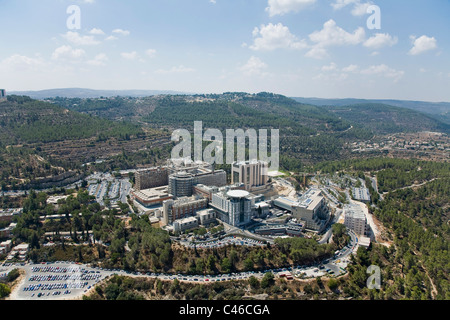 Fotografia aerea della Hadasa Ein Kerem ospedale di Gerusalemme Foto Stock