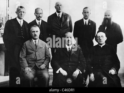 Il governo austriaco sotto Carl Vaugoin, 1930 Foto Stock