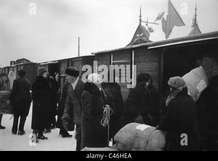 La seconda guerra mondiale la popolazione: tedeschi etnici nella Sovietunion, 1941-1945 Foto Stock