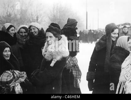 La seconda guerra mondiale la popolazione: tedeschi etnici nella Sovietunion, 1941-1945 Foto Stock