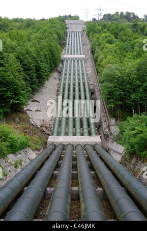 Centrale idroelettrica di Walchensee, Baviera, Germania Foto Stock