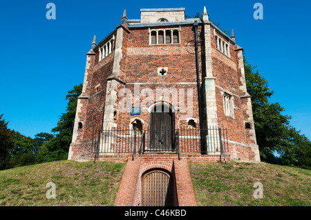 Monte Rosso cappella, un edicola medievale cappella su una via di pellegrinaggio in passeggiate, King's Lynn, Norfolk Foto Stock