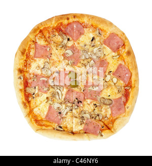 Close up della pizza Foto Stock