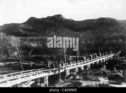 La seconda guerra mondiale: Murmansk anteriore, la Lapponia (Sapmi), Finlandia, 1941-1944 Foto Stock