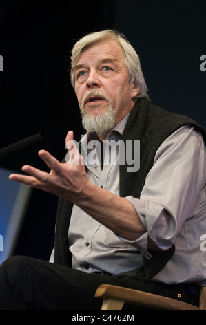 Rolf Heuer Direttore Generale del Large Hadron Collider progetto al CERN Ginevra nella foto a Hay Festival 2011 Foto Stock