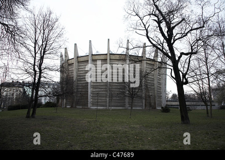 Galleria del PANORAMA DELLA BATTAGLIA DI RACŁAWICE, Wroclaw, Polonia Foto Stock