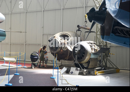 Il Museo dell'aviazione Kbely - Letecke muzeum - Muzeum letectvi kosmonautiky a Praga Repubblica Ceca Foto Stock