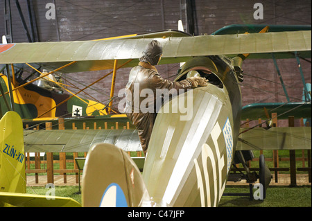 Il Museo dell'aviazione Kbely - Letecke muzeum - Muzeum letectvi kosmonautiky a Praga Repubblica Ceca Foto Stock