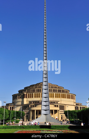 wroclaw, Breslau, Sala Centenaria, Jahrhunderthalle, architettura, Monumento, architetto Max Berg, bassa slesia, unesco, Foto Stock