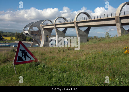 Falkirk Wheel in Scozia Foto Stock