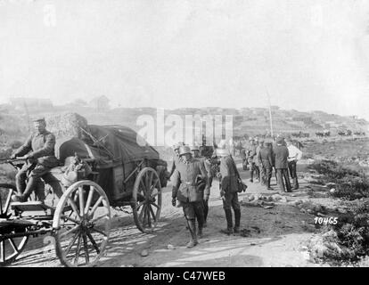 Alimentazione tedesco treno nel Caucaso, 1918 Foto Stock