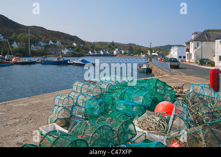 Porto di Kyleakin, Skye, Loch Alsh, regione delle Highlands, Scotland, Regno Unito Foto Stock